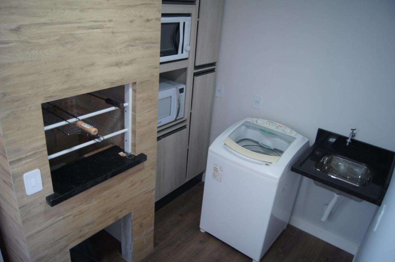 Ferienwohnung Apartamento Ponta Do Papagaio - Terreo Palhoça Exterior foto